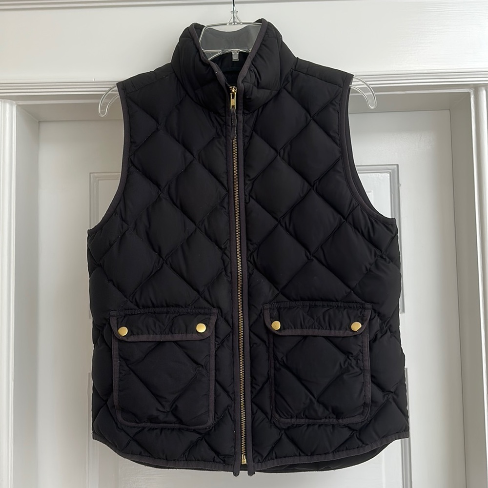 J. Crew Quilted Down Vest